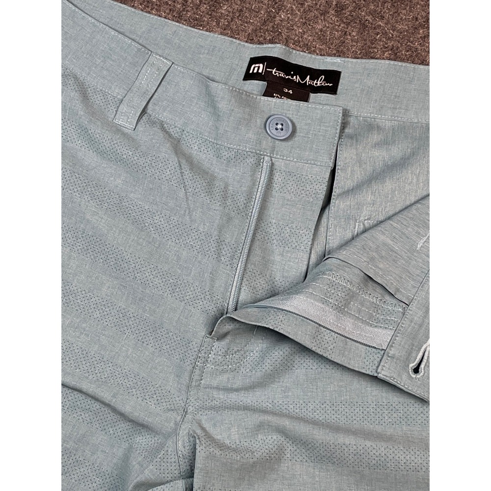 Travis Mathew Mens Size 34 Blue Golf Shorts‎ Lightweight Casual
